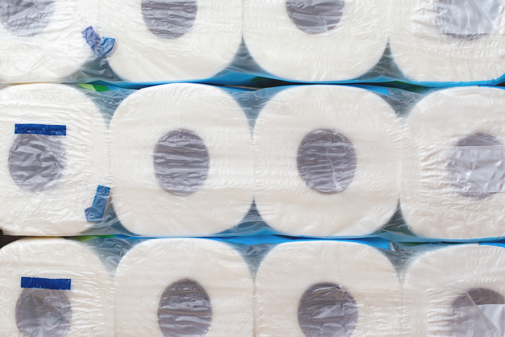 Photo of toilet paper packaging